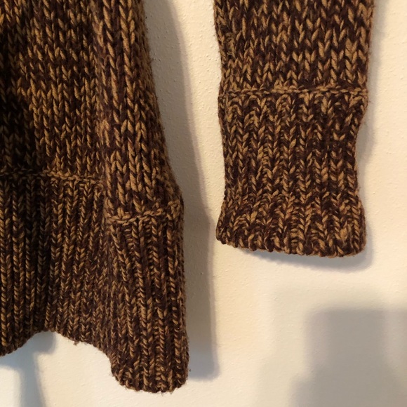 Zara Wool Blend knit Button Down Long Sleeved Cardigan Size - Picture 7 of 8